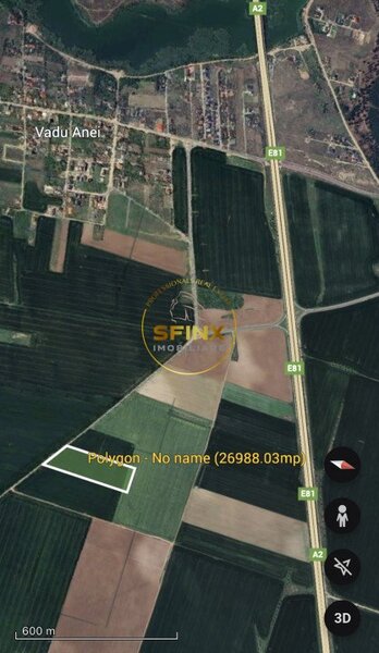 Teren intravilan Branesti 27000 mp km 12 Autostrada A2